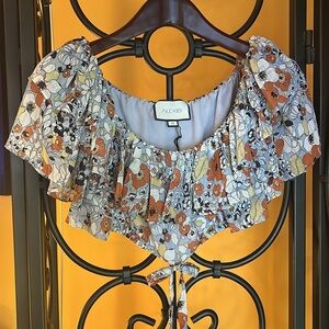 ALEXIS Adona Off Shoulder Floral Top